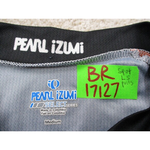 Pearl Izumi Cycling Jersey Men Medium Black Red Select Colorado Zip Shirt - Picture 13 of 13